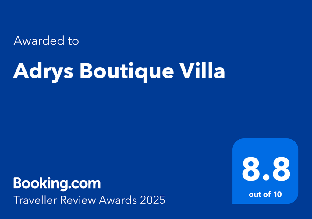 Adrys Boutique Villa Award Bookink 2025